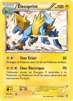 Élecsprint — carte 61 de l’extension Primo-Choc