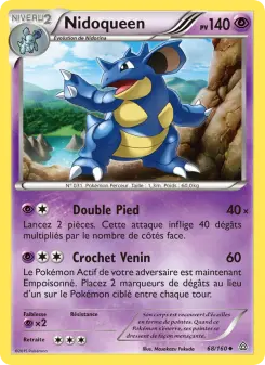 Nidoqueen — carte 68 de l’extension Primo-Choc
