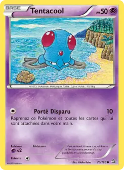 Tentacool — carte 70 de l’extension Primo-Choc