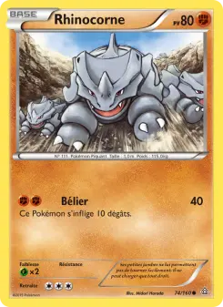Rhinocorne — carte 74 de l’extension Primo-Choc