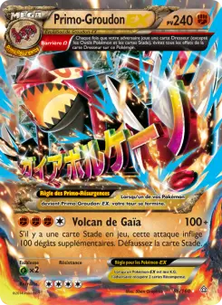 Primo-Groudon EX — carte 86 de l’extension Primo-Choc