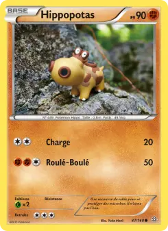 Hippopotas — carte 87 de l’extension Primo-Choc