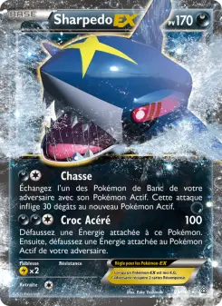 Sharpedo EX — carte 91 de l’extension Primo-Choc