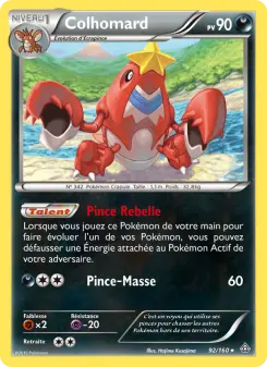 Colhomard — carte 92 de l’extension Primo-Choc