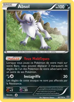 Absol — carte 40 de l’extension Ciel Rugissant