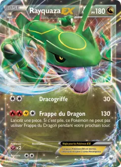 Rayquaza EX — carte 60 de l’extension Ciel Rugissant