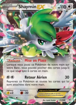 Shaymin EX — carte 77 de l’extension Ciel Rugissant