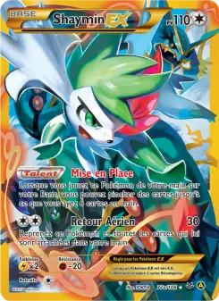 Shaymin EX — carte 77a de l’extension Ciel Rugissant