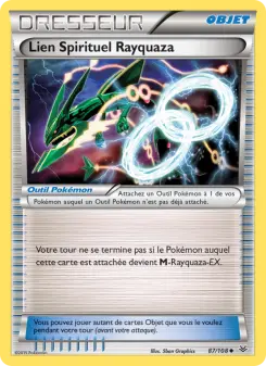 Lien Spirituel Rayquaza — carte 87 de l’extension Ciel Rugissant
