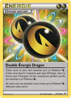 Double Énergie Dragon — carte 97 de l’extension Ciel Rugissant