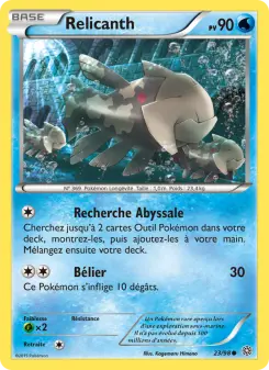 Relicanth — carte 23 de l’extension Origines Antiques