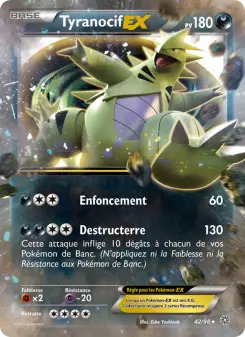 Tyranocif EX — carte 42 de l’extension Origines Antiques