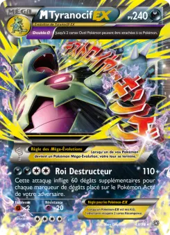 M-Tyranocif EX — carte 43 de l’extension Origines Antiques