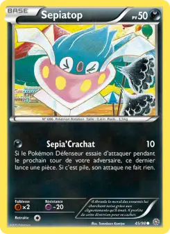 Sepiatop — carte 45 de l’extension Origines Antiques