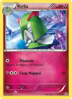 Kirlia — carte 53 de l’extension Origines Antiques