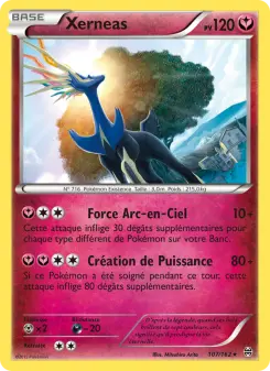 Xerneas — carte 107 de l’extension Impulsion Turbo