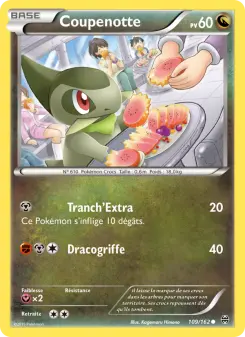 Coupenotte — carte 109 de l’extension Impulsion Turbo