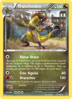 Tranchodon — carte 111 de l’extension Impulsion Turbo