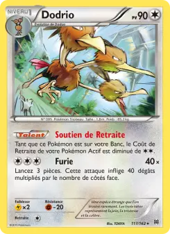 Dodrio — carte 117 de l’extension Impulsion Turbo