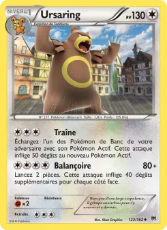 Ursaring — carte 122 de l’extension Impulsion Turbo