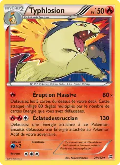 Typhlosion — carte 20 de l’extension Impulsion Turbo