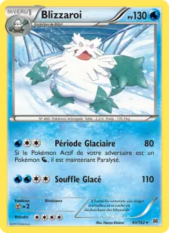 Blizzaroi — carte 40 de l’extension Impulsion Turbo