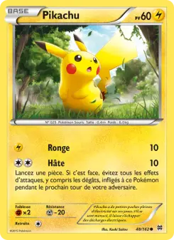 Pikachu — carte 48 de l’extension Impulsion Turbo