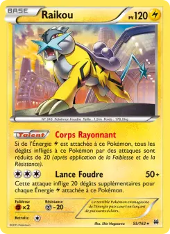 Raikou — carte 55 de l’extension Impulsion Turbo