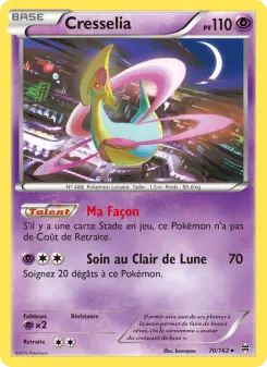 Cresselia — carte 70 de l’extension Impulsion Turbo