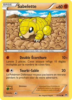 Sabelette — carte 75 de l’extension Impulsion Turbo