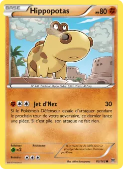 Hippopotas — carte 83 de l’extension Impulsion Turbo