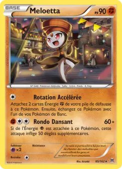 Meloetta — carte 85 de l’extension Impulsion Turbo