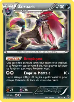 Zoroark — carte 91 de l’extension Impulsion Turbo