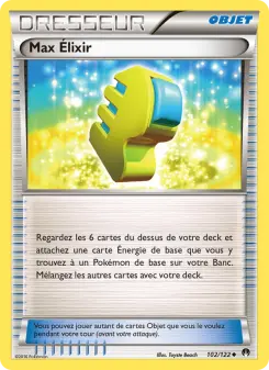 Max Élixir — carte 102 de l’extension Rupture Turbo