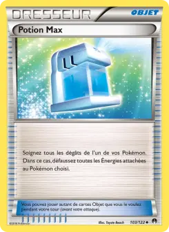 Potion Max — carte 103 de l’extension Rupture Turbo