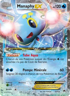 Manaphy EX — carte 32 de l’extension Rupture Turbo