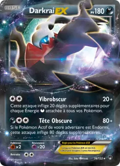 Darkrai EX — carte 74 de l’extension Rupture Turbo