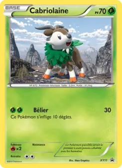 Cabriolaine — carte XY11 de l’extension Promo XY