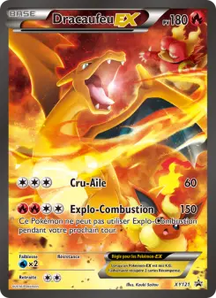 Dracaufeu EX — carte XY121 de l’extension Promo XY