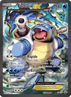 Tortank EX — carte XY122 de l’extension Promo XY