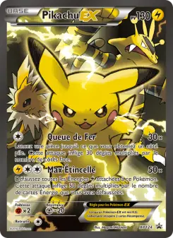 Pikachu EX — carte XY124 de l’extension Promo XY