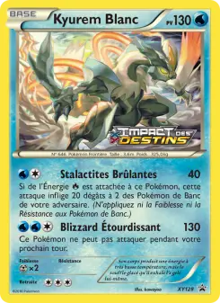 Kyurem Blanc — carte XY128 de l’extension Promo XY