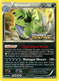 Tyranocif — carte XY130 de l’extension Promo XY