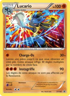 Lucario — carte XY140 de l’extension Promo XY