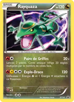 Rayquaza — carte XY141 de l’extension Promo XY