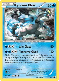 Kyurem Noir — carte XY160 de l’extension Promo XY