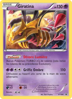 Giratina — carte XY184 de l’extension Promo XY