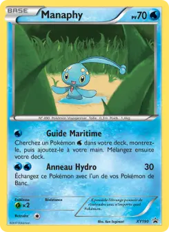 Manaphy — carte XY190 de l’extension Promo XY