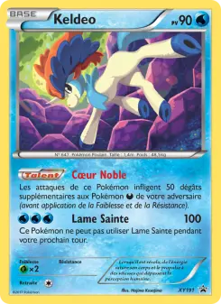 Keldeo — carte XY191 de l’extension Promo XY