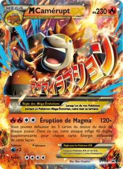 M-Camérupt-EX — carte XY198 de l’extension Promo XY